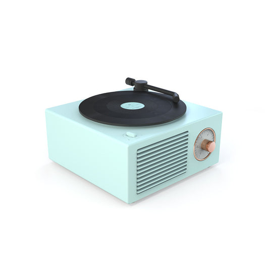 Mini Retro Bluetooth Speaker – Portable Vintage Wireless Speaker with Gramophone Design